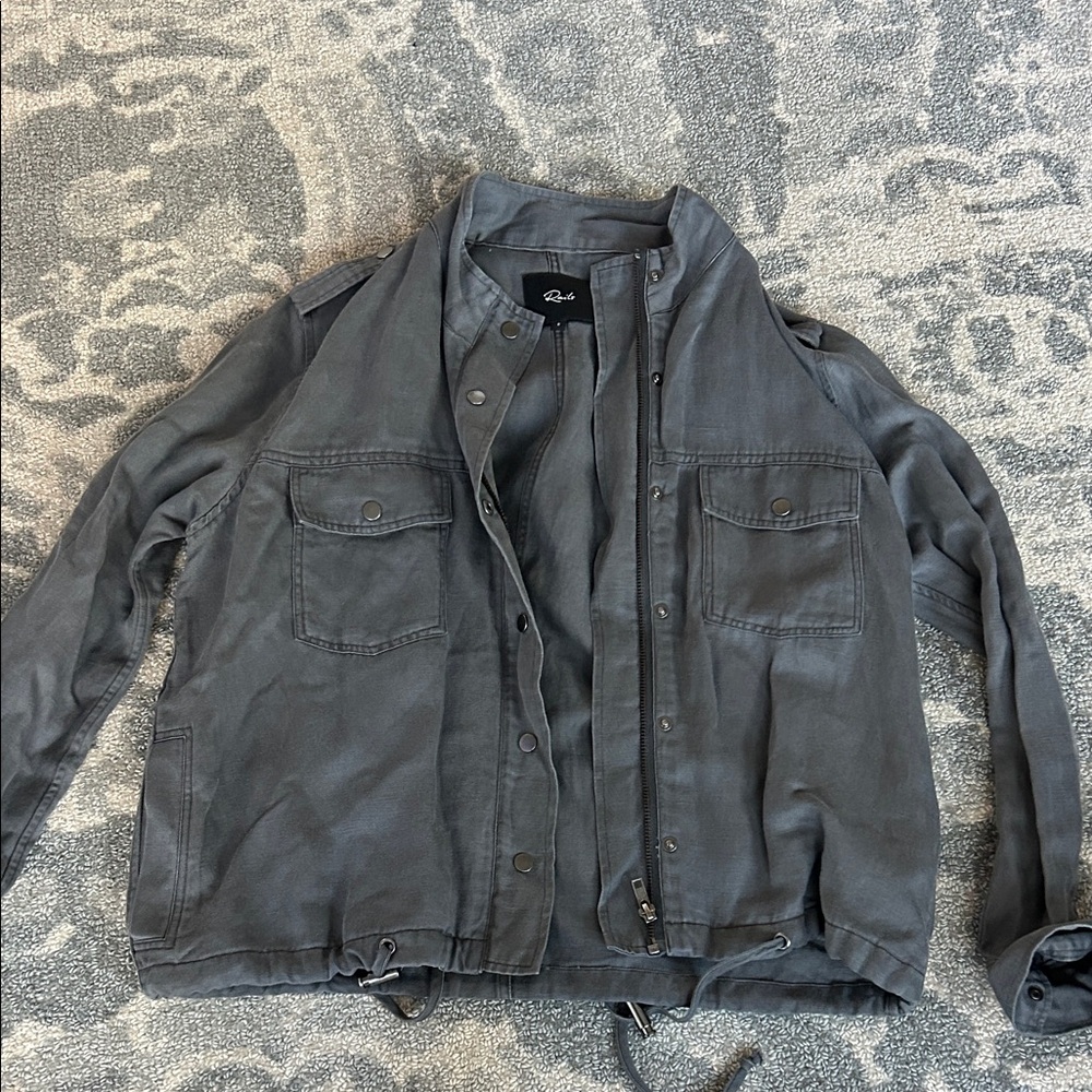 Rails Charcoal Military Jacket